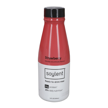 Soylent Drink Strawberry 14 fl. oz., PK12 01STR050312
